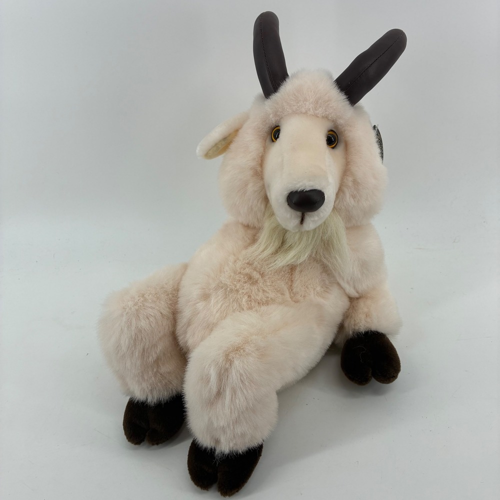 Vintage 1990 24K Polar Puff Mountain Goat Plush Stuffed Animal 4722 Special